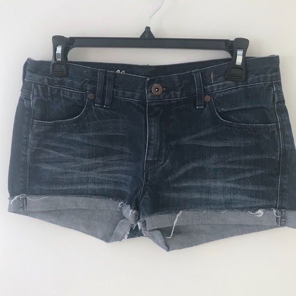 Madewell Pants - MADEWELL Cuffed Denim Jean Shorts Size 26